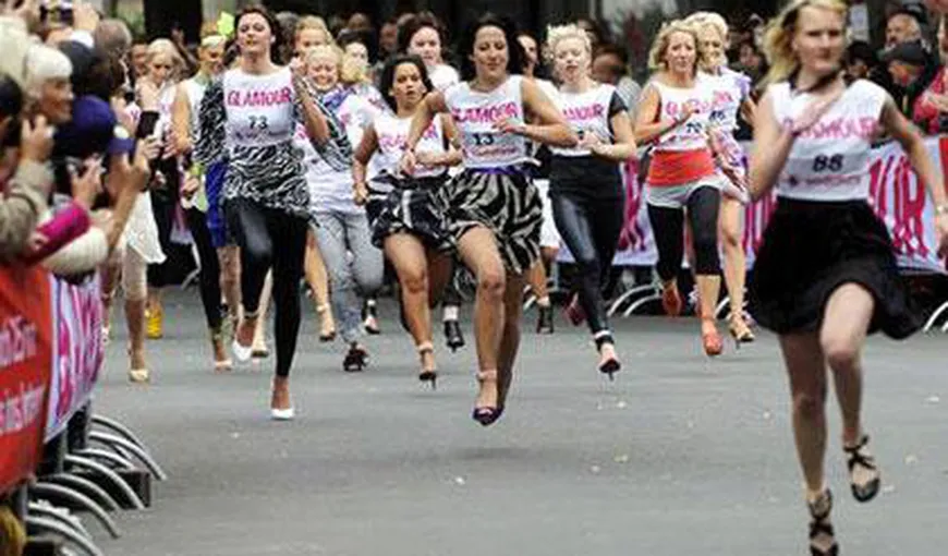 Glamour Stiletto Run: Concurs de alergat pe tocuri, pe 2 august la Bucureşti