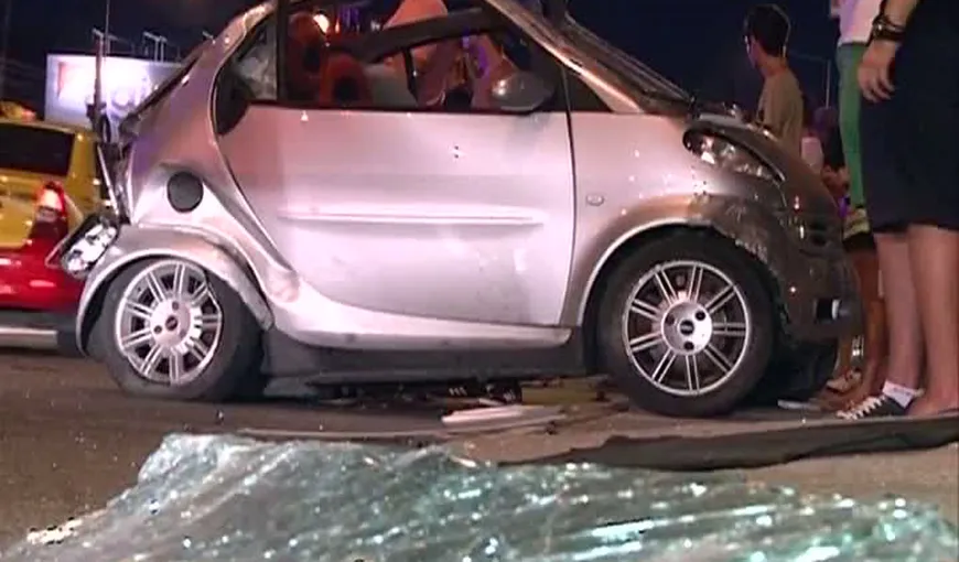 ACCIDENT ÎN LANŢ pe DN1, după ce un şofer a făcut slalom printre maşini VIDEO