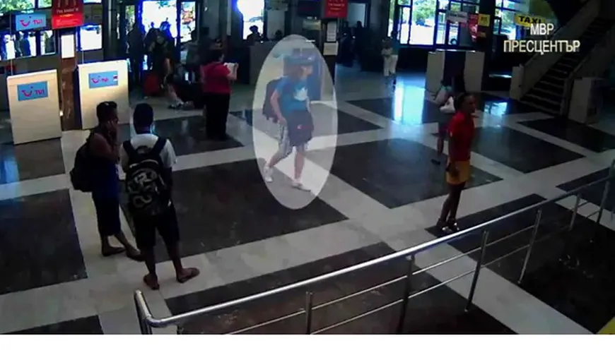 Atacatorul din Burgas, filmat în aeroport: bărbat de rasă caucaziană, cu părul lung VIDEO