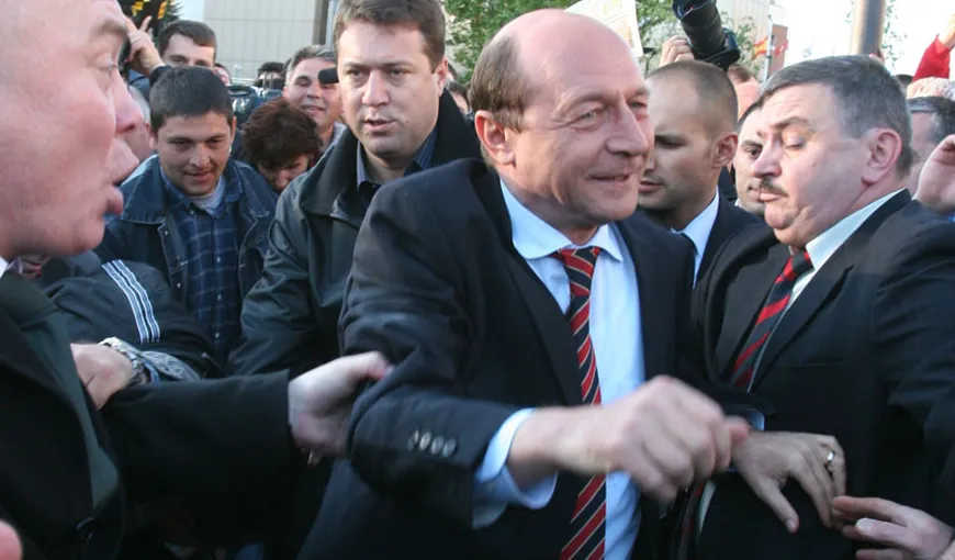 Preşedintele Băsescu se teme că militanţii PDL şi cei ai USL se vor încăiera la Iaşi, la miting