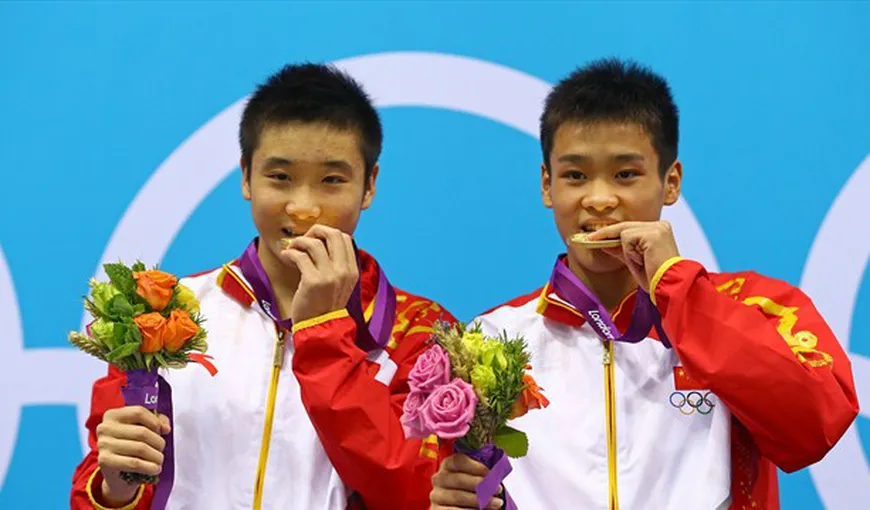 JO 2012: China, campioană olimpică la sărituri în apă sincron de la platformă 10 metri
