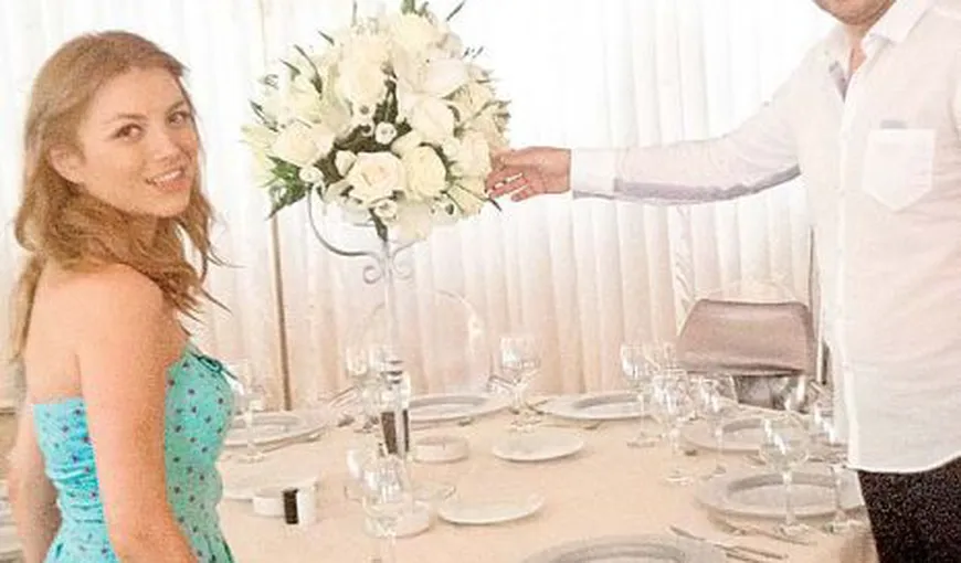 Elena Gheorghe a avut veselă cu pulbere de argint la nuntă