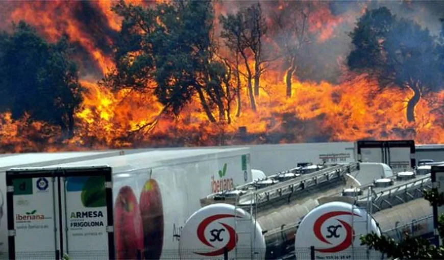 Incendiu devastator în Spania. Patru morţi şi zeci de răniţi VIDEO