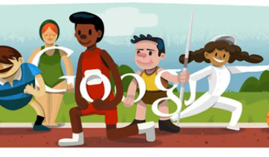 Logo special Google dedicat Jocurilor Olimpice 2012