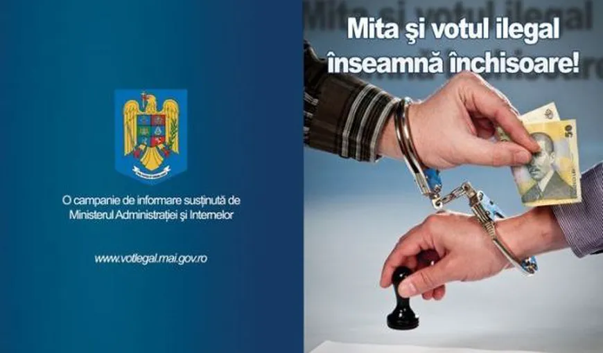 Primăria Sectorului 3 sprijină campania „Votează legal! Mita şi votul ilegal înseamnă închisoare!”