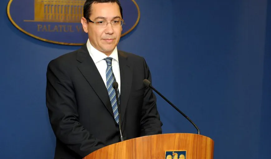 Ponta: Nu există nicio decizie trimisă de Curtea Constituţională care să nu fie deja în Monitor