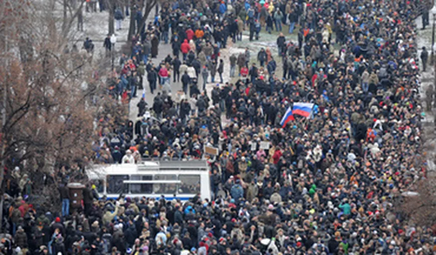 Cel puţin 20 de persoane arestate la Moscova, în timpul unui protest al opoziţiei