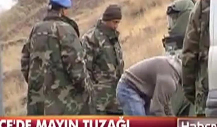 PKK pune mine antipersonal în calea soldaţilor turci: Doi morţi şi doi răniţi  VIDEO