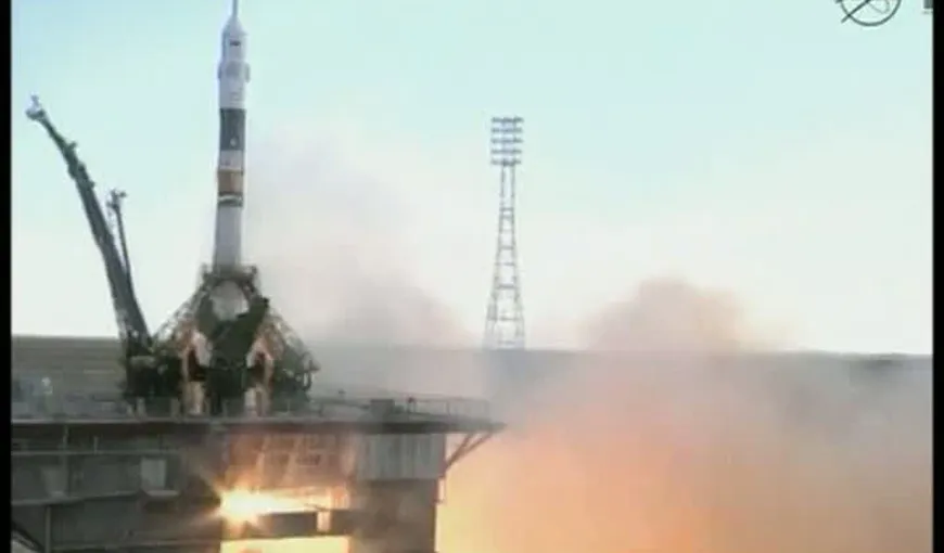 O navetă Soyuz, lansată spre Staţia Spaţială Internaţională VIDEO