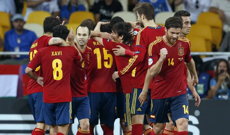 Spania îşi păstrează coroana europeană! A surclasat Italia cu 4-0