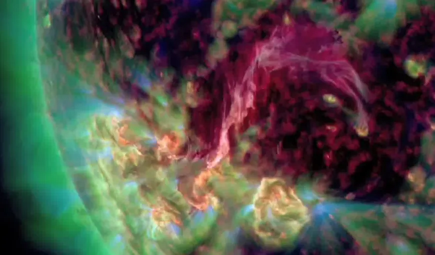 Furtuna solară „magică”: Imagini de basm de pe Soare VIDEO