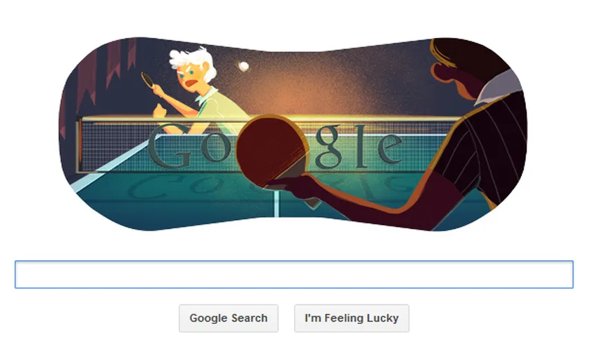 JO 2012: Google sărbătoreşte tenisul de masă, cu un nou logo