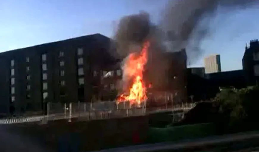 Un incendiu urmat de două explozii, în parcul olimpic de la Londra