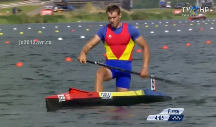 JO 2012: Iosif Chirilă, locul 3 în finala B la canoe simplu 1000 m