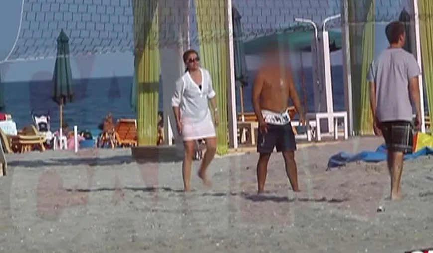 Mihaela Geoană, la o partidă de volei pe plajă VIDEO