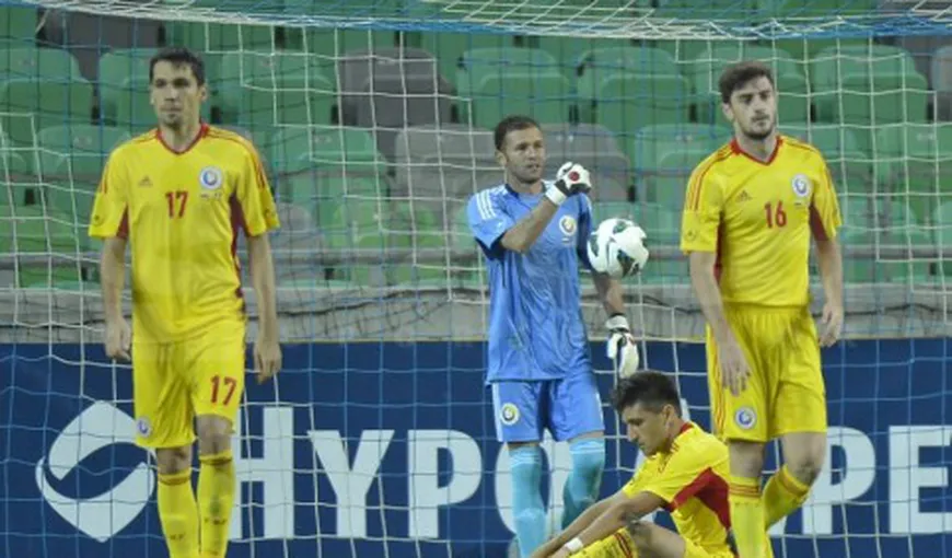 Test eşuat. România a pierdut amicalul cu Slovenia, scor 3-4