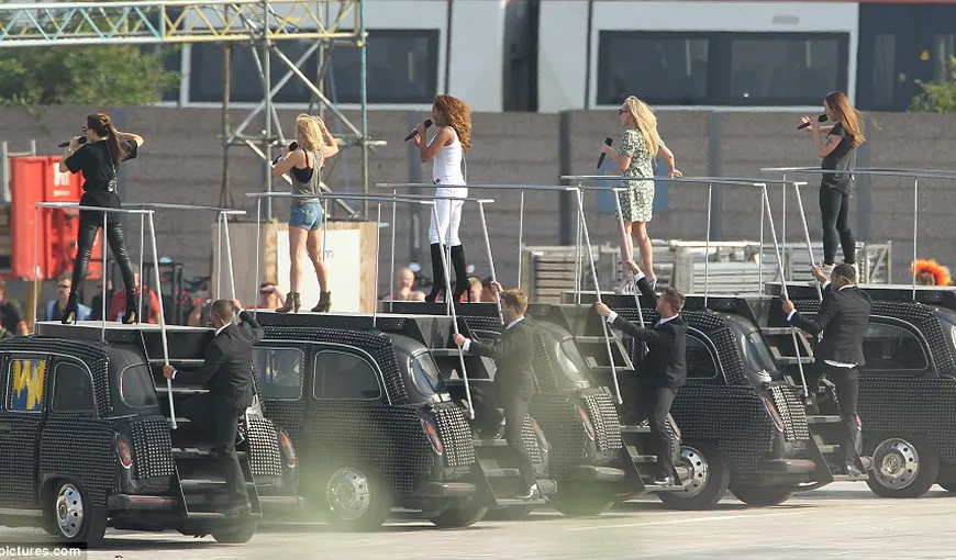 Spice Girls, surprinse la repetiţiile pentru ceremonia de închidere a JO 2012 FOTO