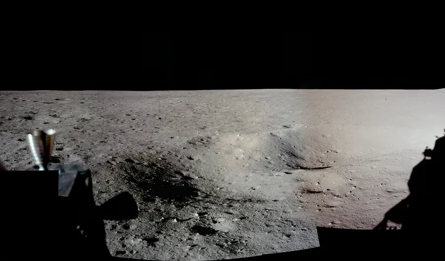 Ce a văzut Neil Armstrong după aselenizare. Primele imagini facute de om pe altă lume FOTO