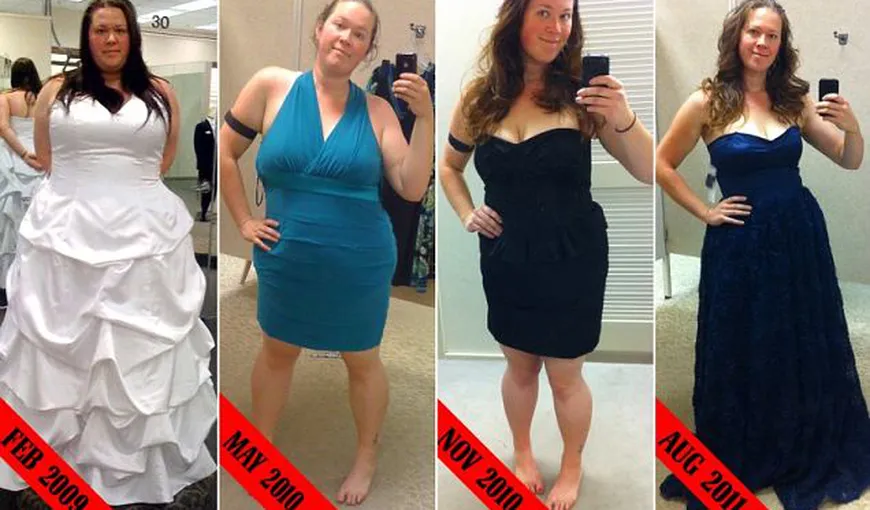 Cum a reuşit o femeie să slăbească 72kg într-un an: S-a fotografiat în cabina de probă FOTO