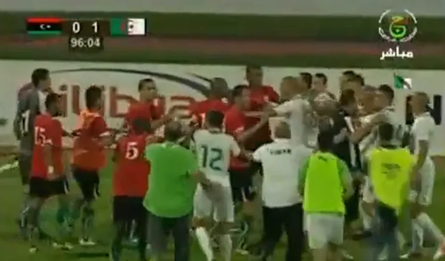 Continuă violenţele în Libia. Acum şi la un meci de fotbal, între jucători VIDEO