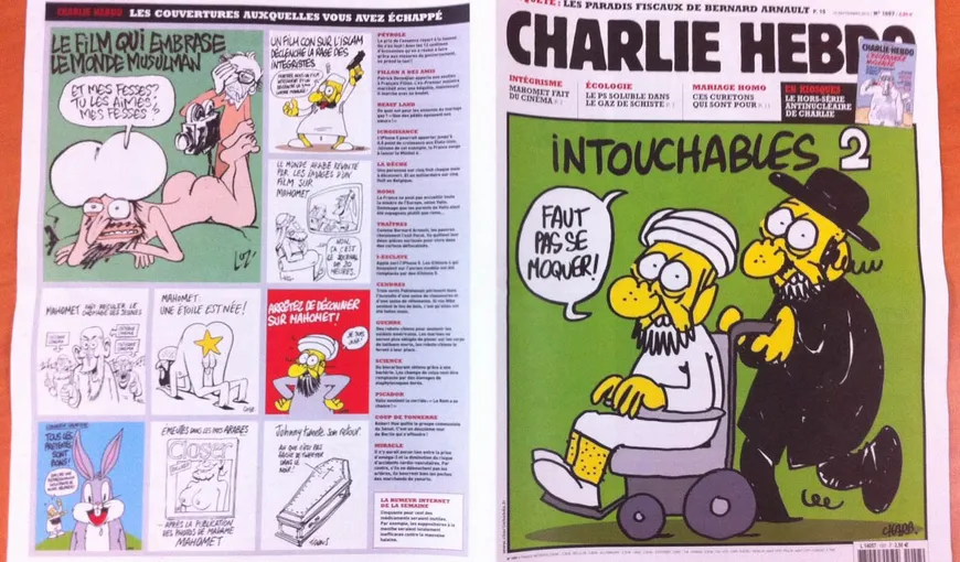 Scandalul caricaturilor cu Mahomed: Se cere CAPUL directorului publicaţiei Charlie Hebdo