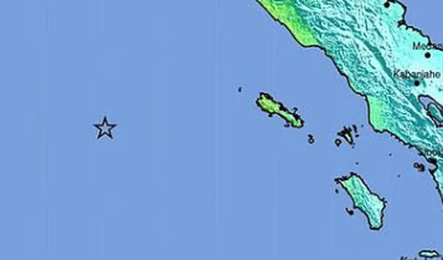 Cutremur cu magnitudinea de 6,3 în largul insulei indoneziene Sumatra