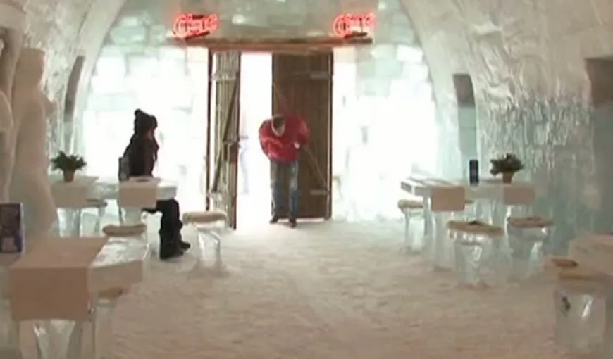 Hotelul de gheaţă, rezervat cu trei luni înainte de deschidere