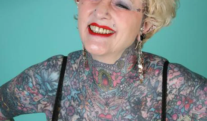 Cum arată cea mai tatuată pensionară din lume GALERIE FOTO
