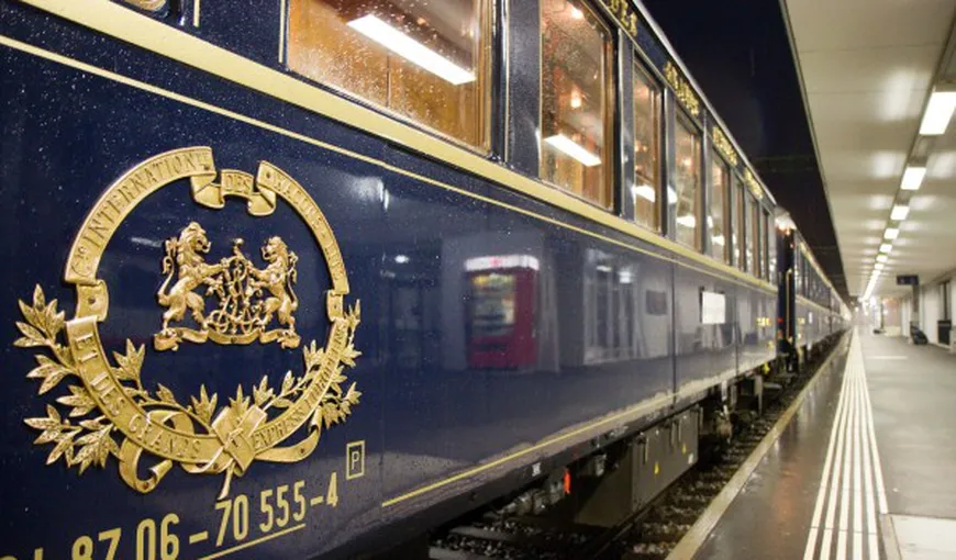 Trenul Orient Express a plecat din Sighişoara cu trei geamuri sparte