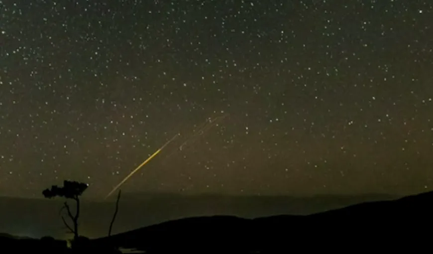 Ploaie spectaculoasă de meteoriţi, pe cerul britanic VIDEO
