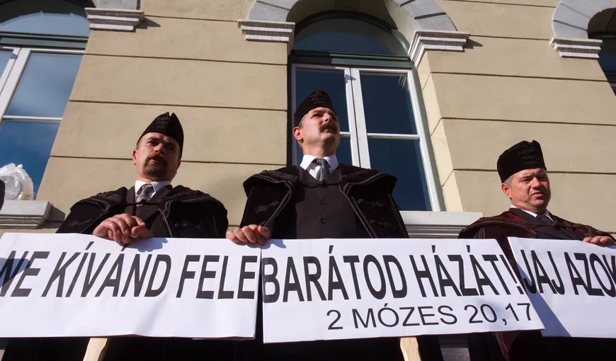 Manifestul secuilor. 25000 de maghiari au protestat la Sfântu Gheorghe pentru Liceul „Székely Mikó”