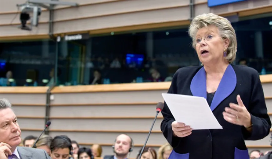 Viviane Reding, în Parlamentul European: Situaţia din România rămâne fragilă