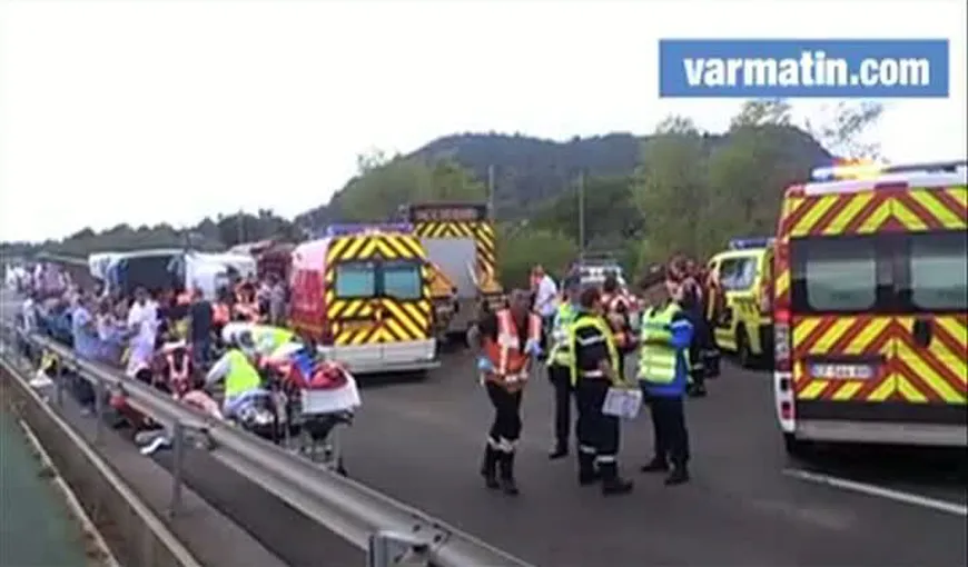 Câţiva români răniţi în accidentul din sud-estul Franţei ajung luni noaptea în ţară