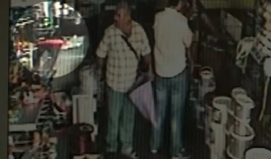 Gorj: Tată şi fiu la furat, suprinşi de camerele de supraveghere VIDEO