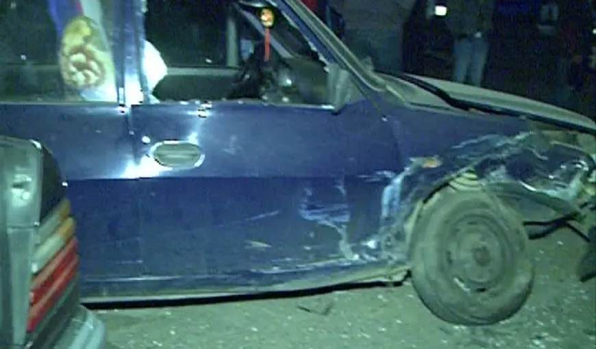 Un şofer băut a provocat un accident în Capitală VIDEO