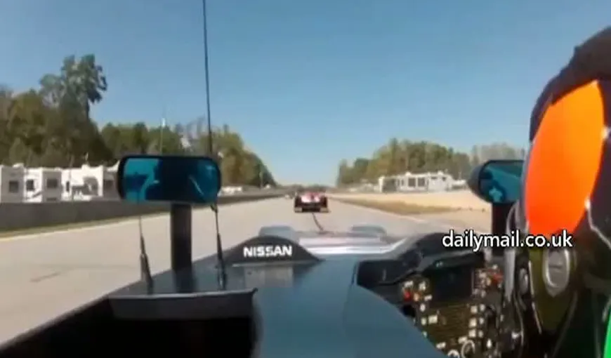 Accident spectaculos pe un circuit de curse din SUA VIDEO