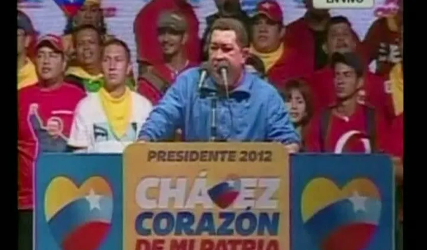 Hugo Chavez, preşedintele Venezuelei, îşi face campanie în paşi de dans VIDEO