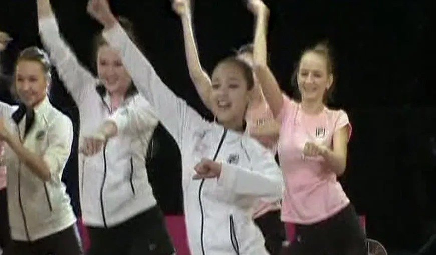 Număr de gimnastică pe ritmurile „Gangnam style” VIDEO