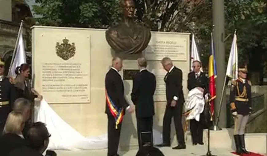 Piaţeta Regelui din Capitală a fost inaugurată în prezenţa Regelui Mihai I VIDEO