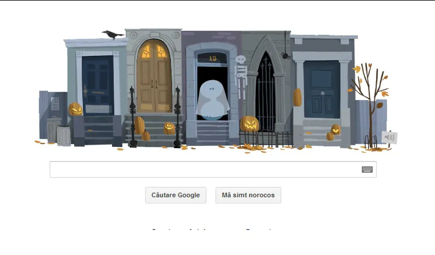 Sărbătoarea de Halloween, marcată de Google printr-un logo special