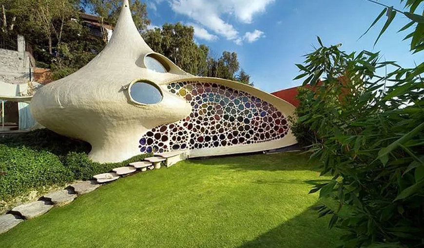 Casa Nautilius: Clădirea în formă de cochilie, un exemplu al „bio-arhitecturii” FOTO