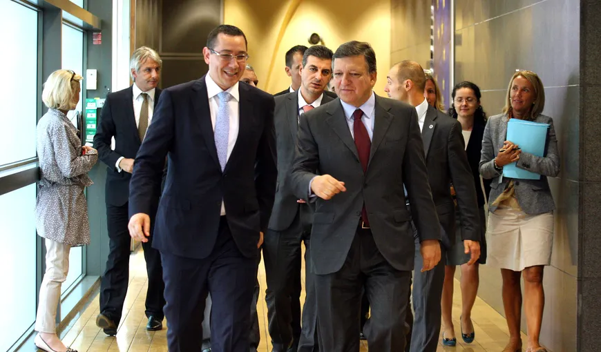 Jose Manuel Barroso a catalogat „bună” şi „constructivă” întrevederea cu Victor Ponta
