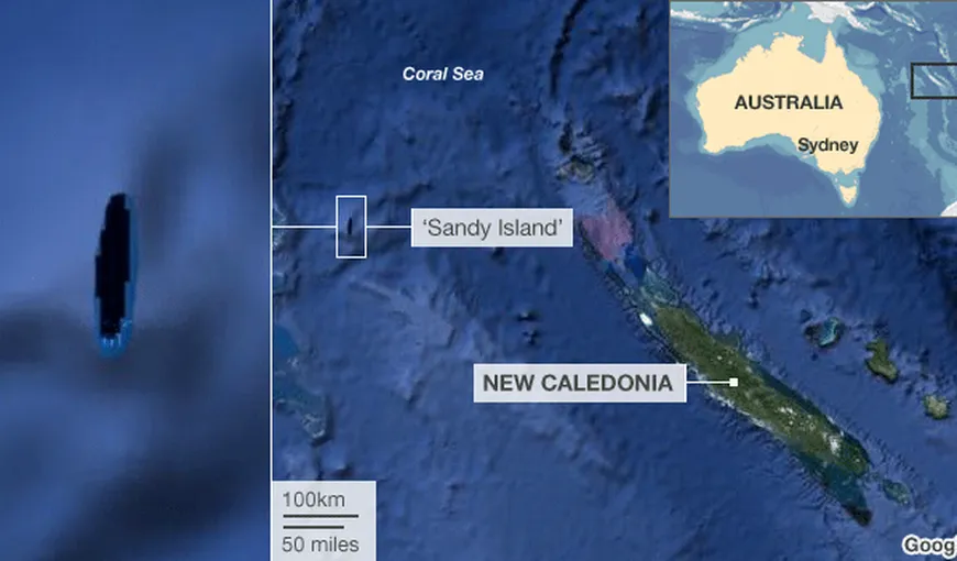 O insulă „fantomă”, în mijlocul Pacificului de Sud FOTO