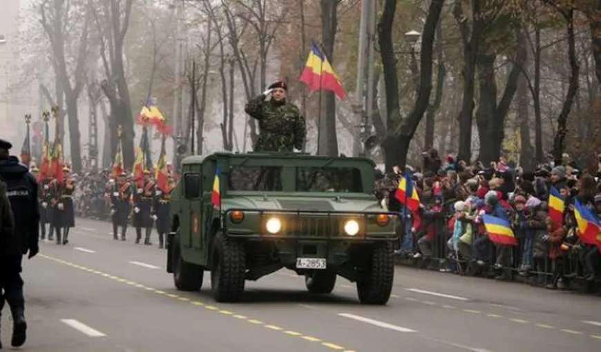 Peste 1500 de militari şi tehnică militară participă la parada de Ziua Naţională, 1 Decembrie