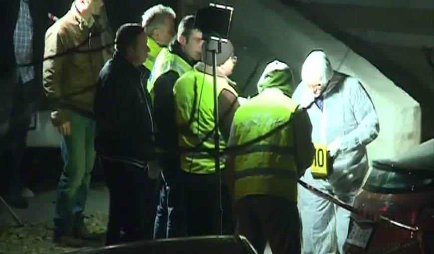 Un bărbat împuşcat în cap şi în piept, găsit într-o maşină din Capitală VIDEO