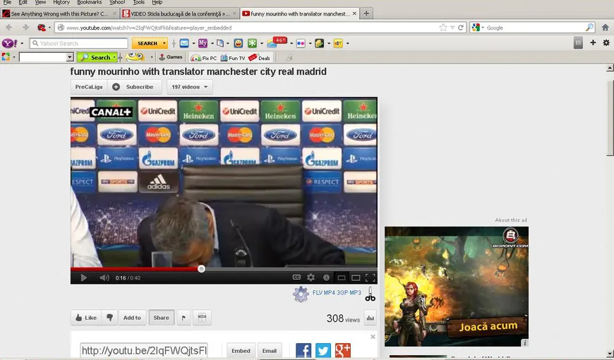Ce caută Jose Mourinho sub masă? Faze amuzante cu Special One, după meciul cu City VIDEO