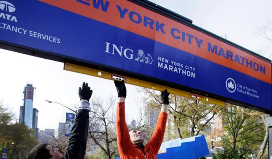 Maratonul de la New York a fost anulat, din cauza uraganului Sandy