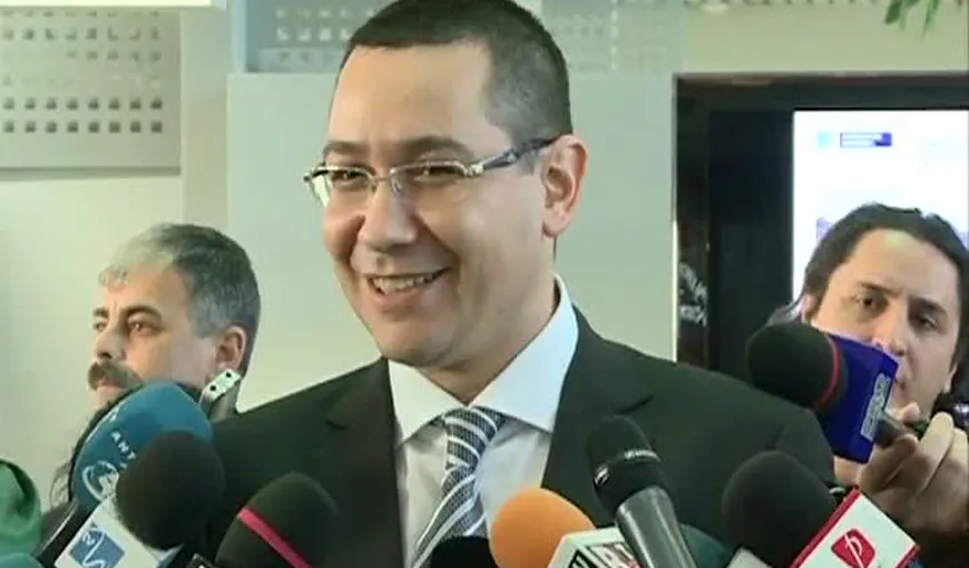 Ponta: Dintre liderii politici, eu sunt cel care mă trezesc mai greu dimineaţa, în ciuda legendei