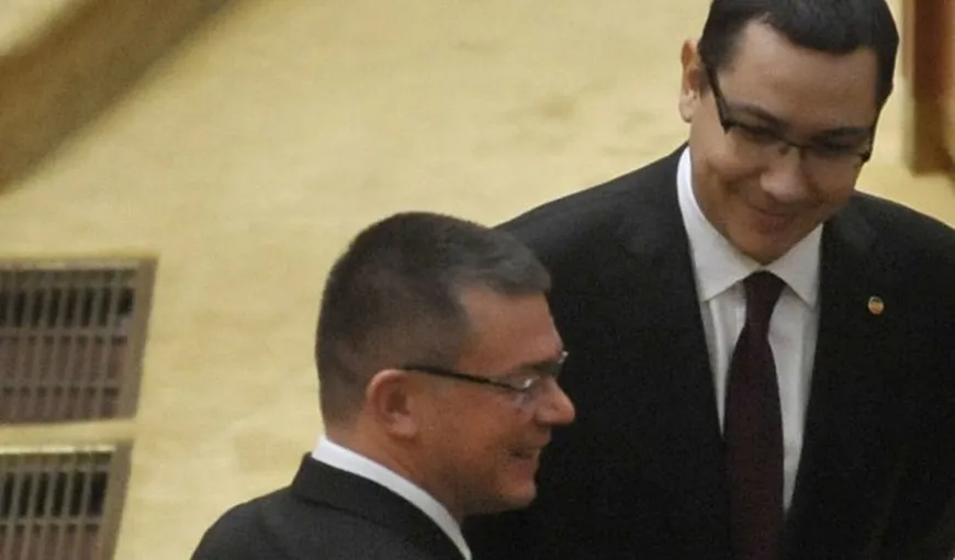Ungureanu, în plen: Guvernul Ponta a picat la examenul bugetului, ţara se întoarce la socialism