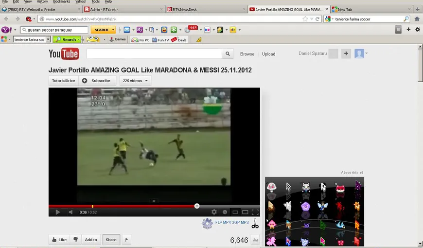 Gol de poveste, în stil Maradona. A driblat o întreagă echipă de fotbal şi a înscris VIDEO